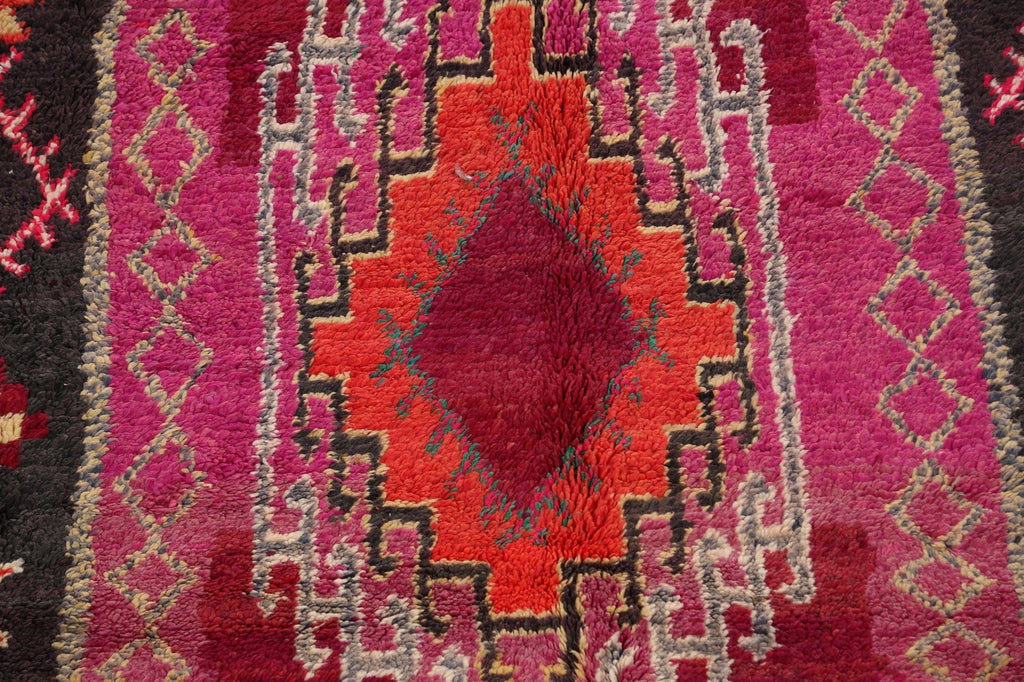 Geometric Moroccan Oriental Runner Rug 6x13