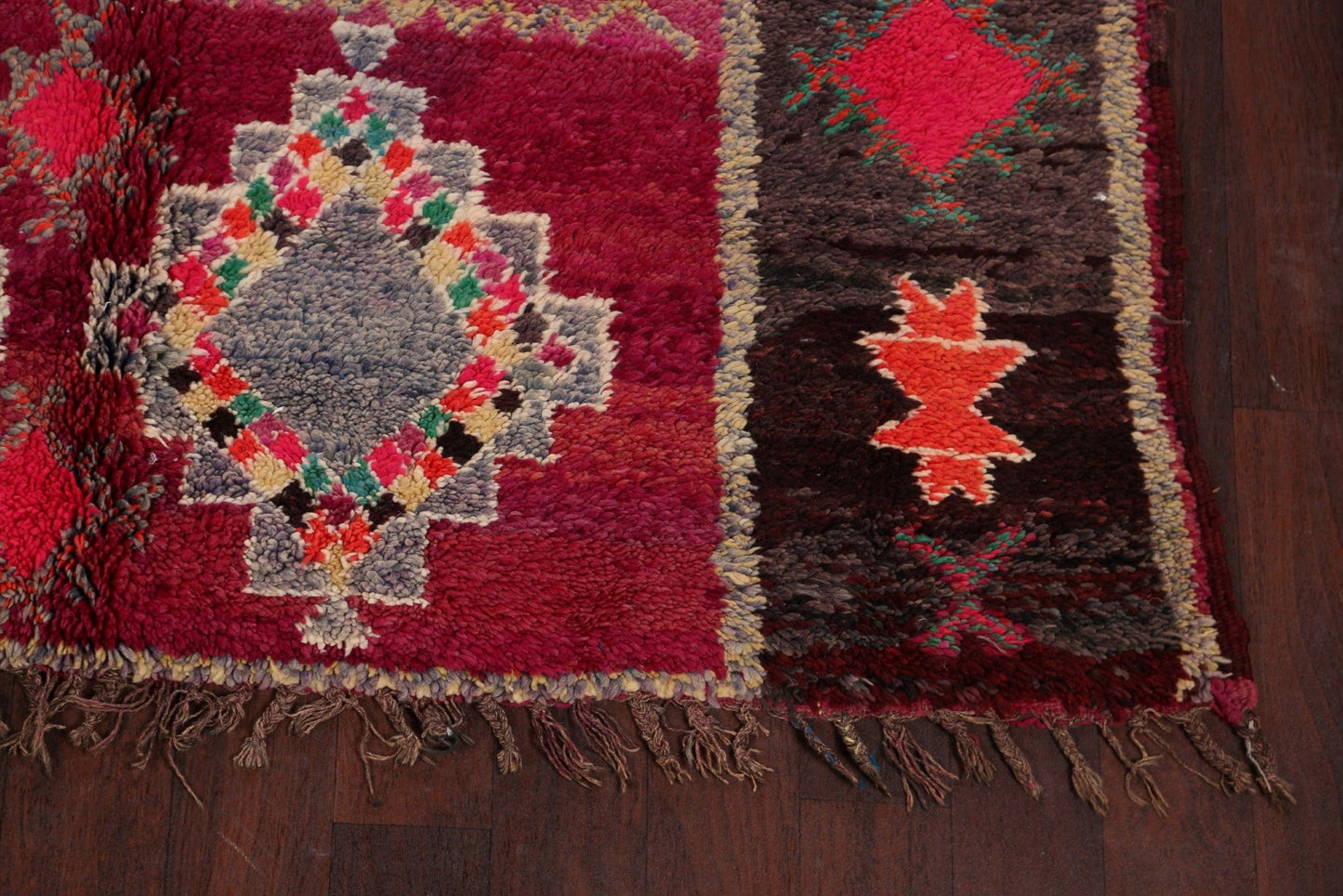 Geometric Moroccan Oriental Runner Rug 6x13