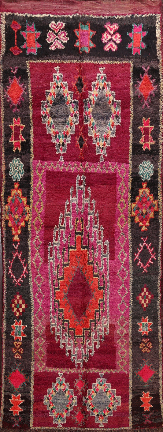 Geometric Moroccan Oriental Runner Rug 6x13