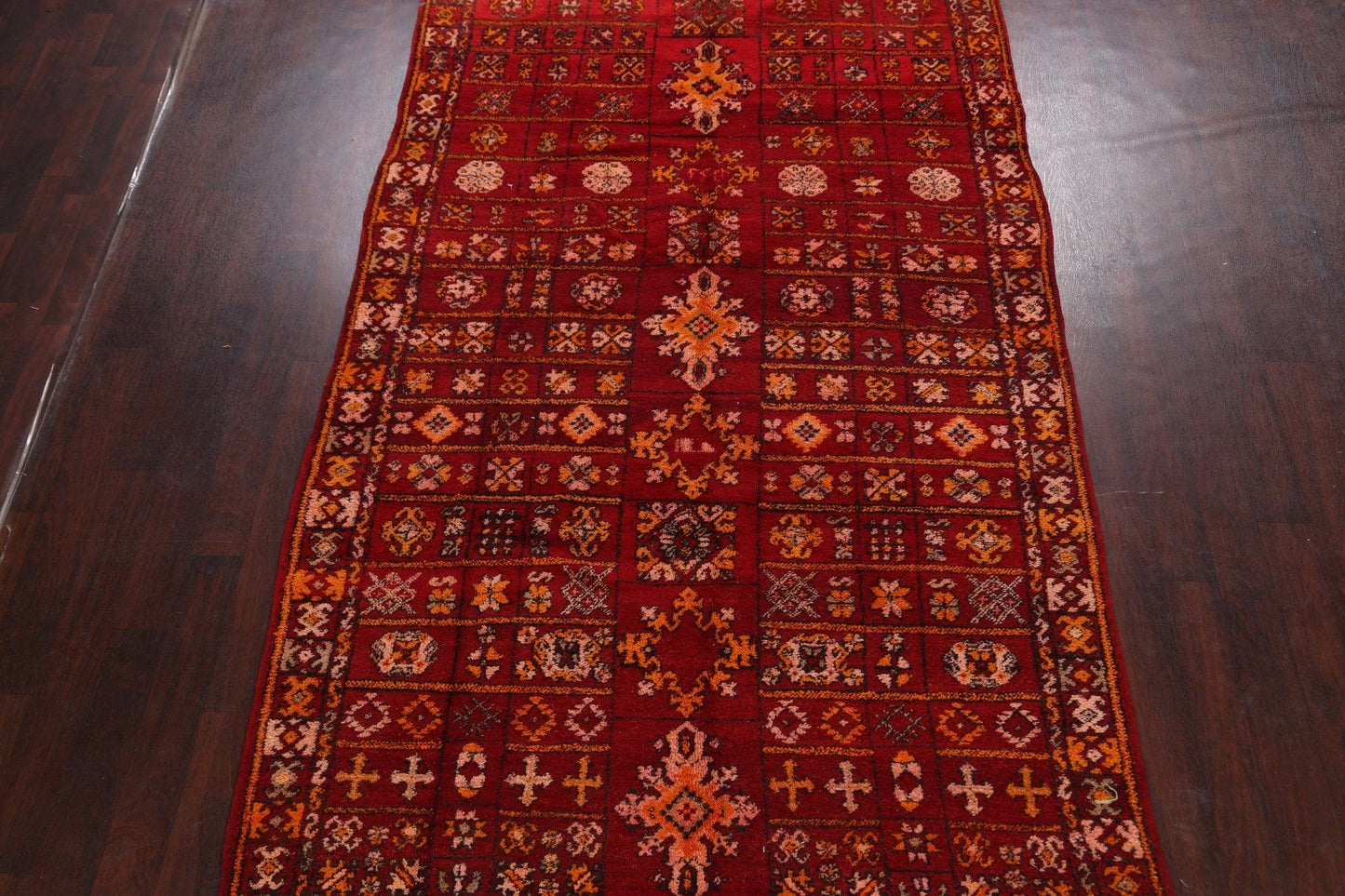 Geometric Moroccan Oriental Runner Rug 6x14