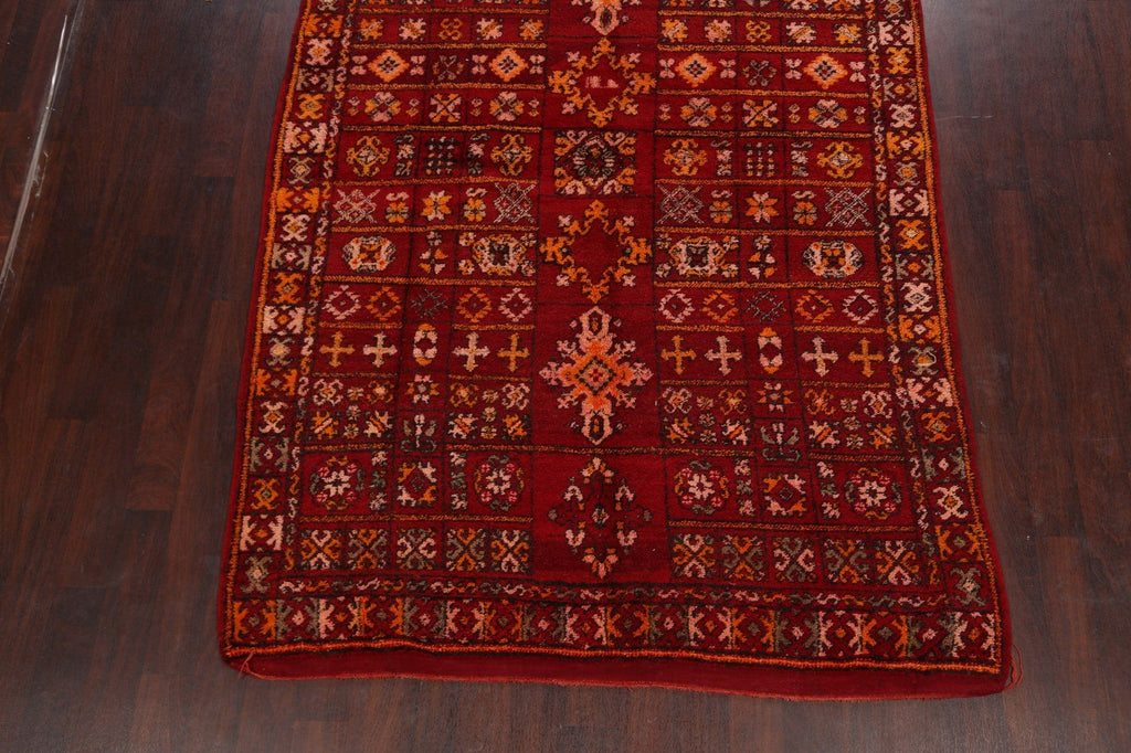 Geometric Moroccan Oriental Runner Rug 6x14