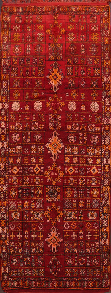 Geometric Moroccan Oriental Runner Rug 6x14