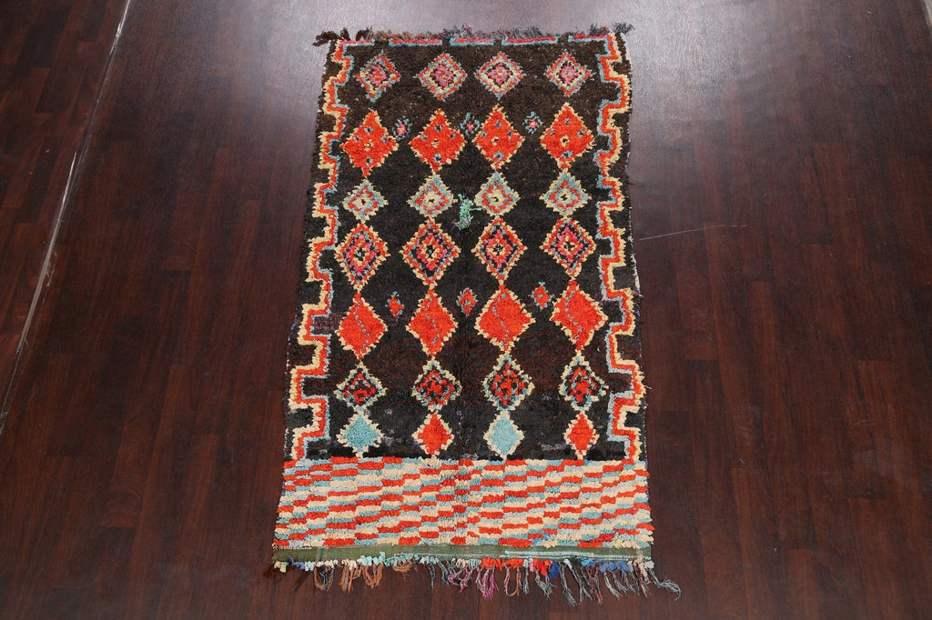 Geometric Moroccan Oriental Area Rug 4x7