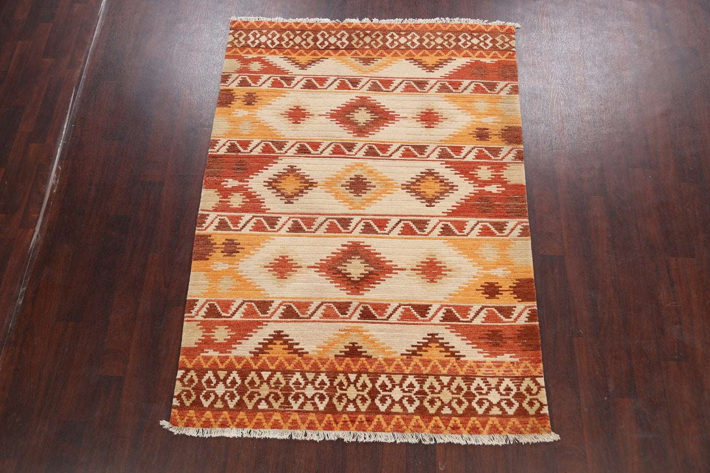 Geometric Modern Oriental Area Rug 5x7