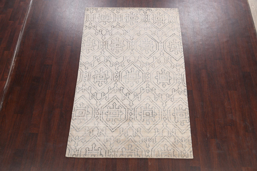 Geometric Modern Gabbeh Oriental Area Rug 5x8