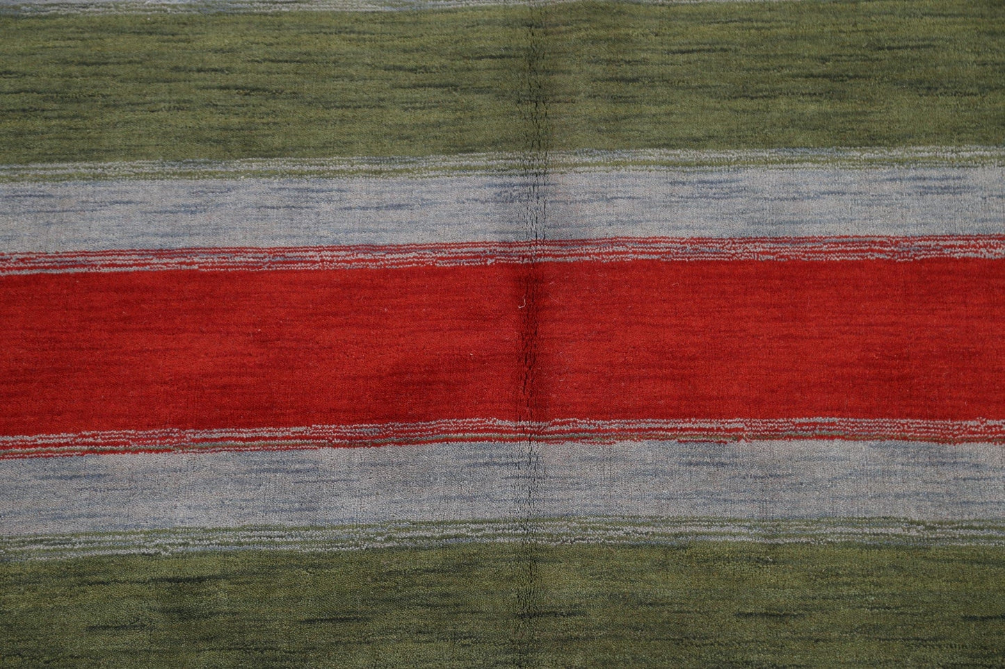 Striped Gabbeh Oriental Area Rug 5x8