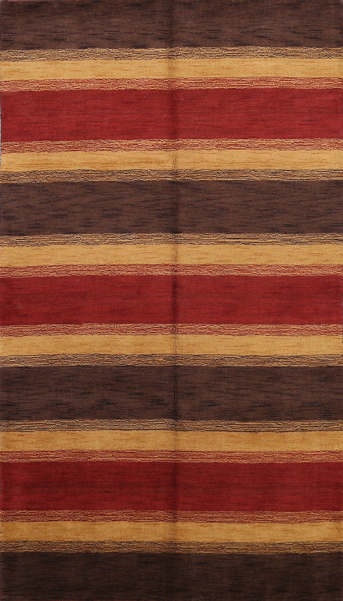 Striped Gabbeh Oriental Area Rug 5x8