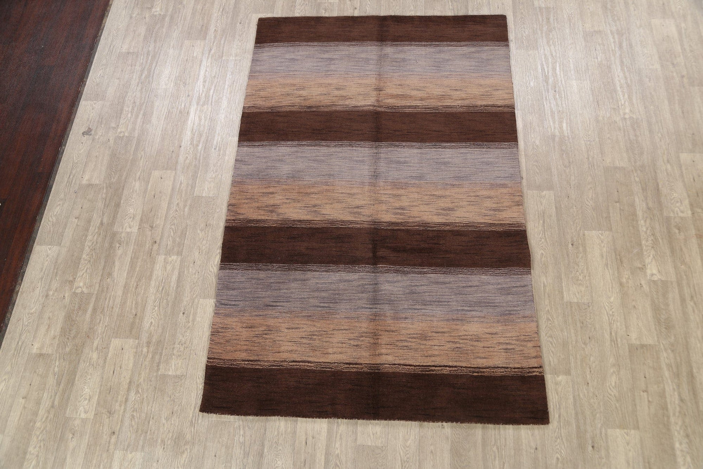 Striped Gabbeh Oriental Area Rug 5x8