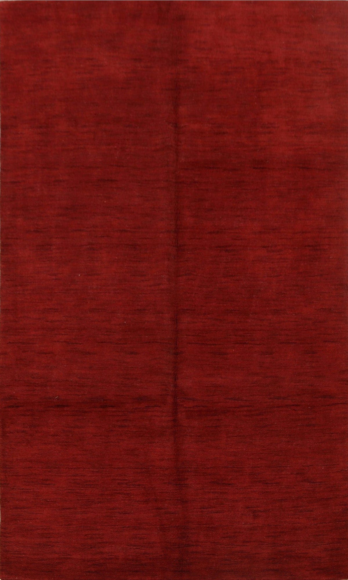 Solid Gabbeh Oriental Area Rug 6x8