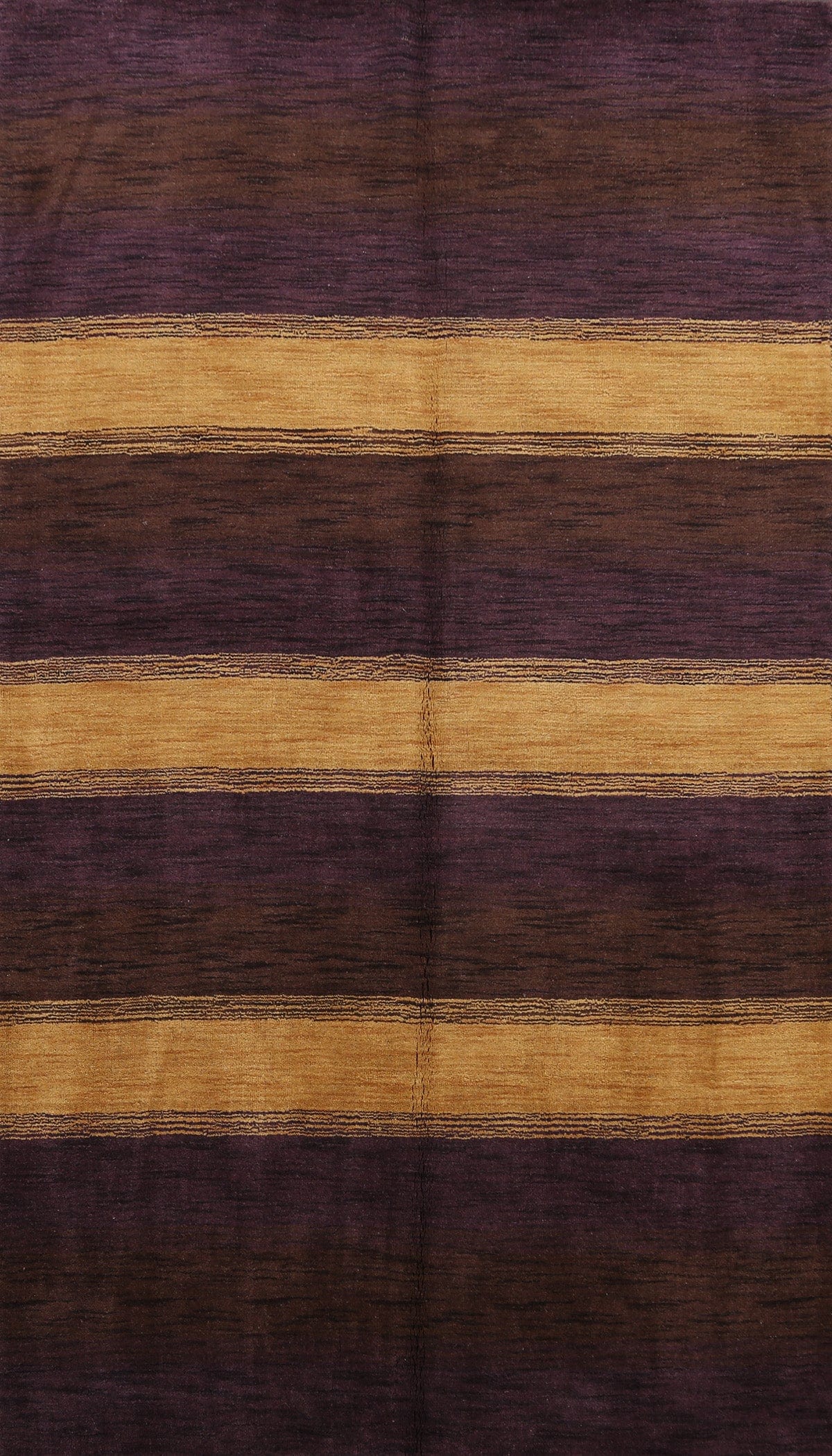 Striped Gabbeh Oriental Area Rug 5x8