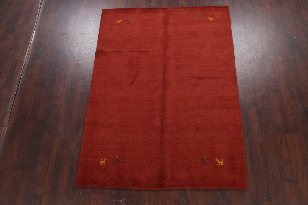 Tribal Gabbeh Oriental Area Rug 6x8