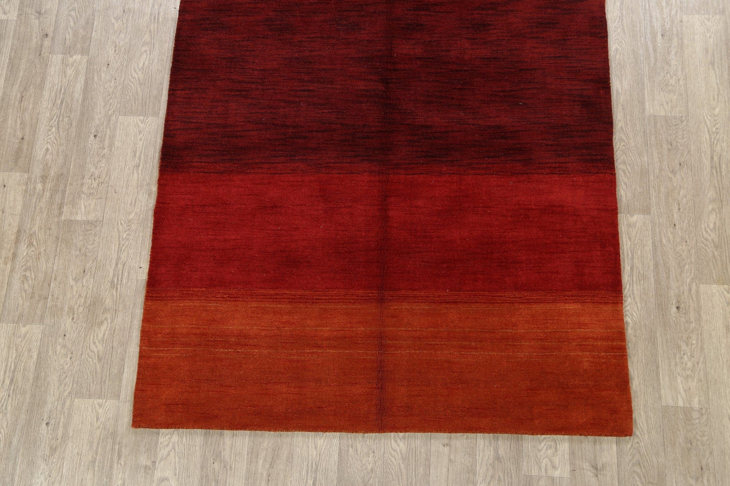 Modern Gabbeh Oriental Area Rug 5x8