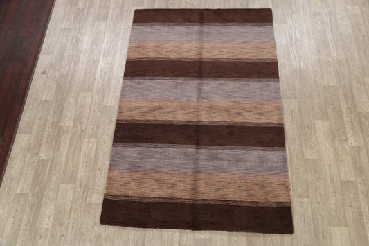 Striped Gabbeh Oriental Area Rug 6x8