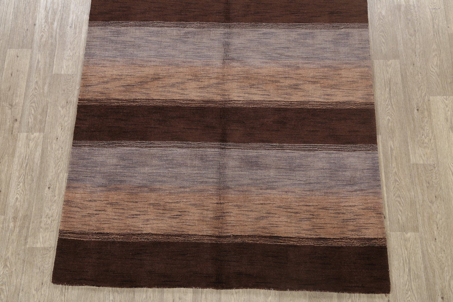 Striped Gabbeh Oriental Area Rug 6x8