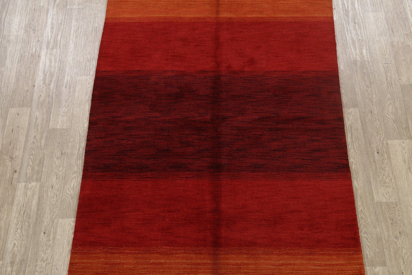 Striped Gabbeh Oriental Area Rug 5x8