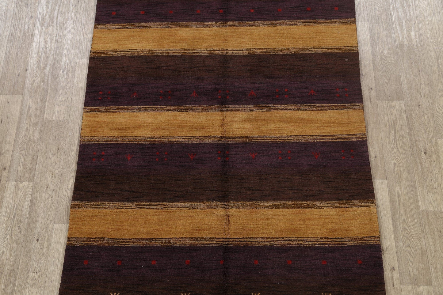 Tribal Gabbeh Oriental Area Rug 5x8