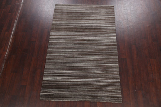 Striped Modern Oriental Area Rug 5x8