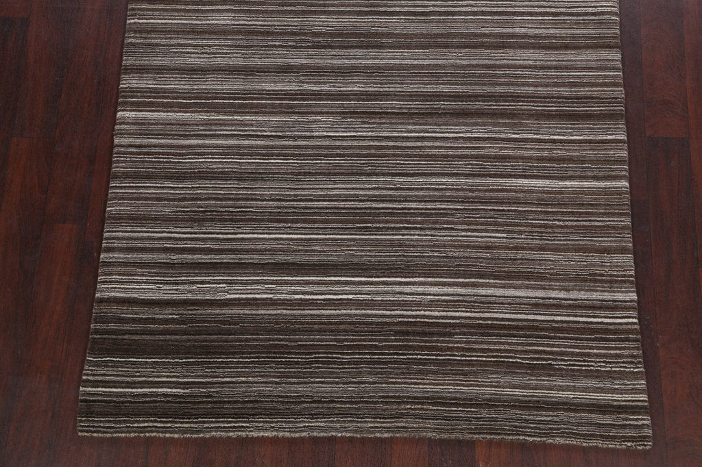 Striped Modern Oriental Area Rug 5x8