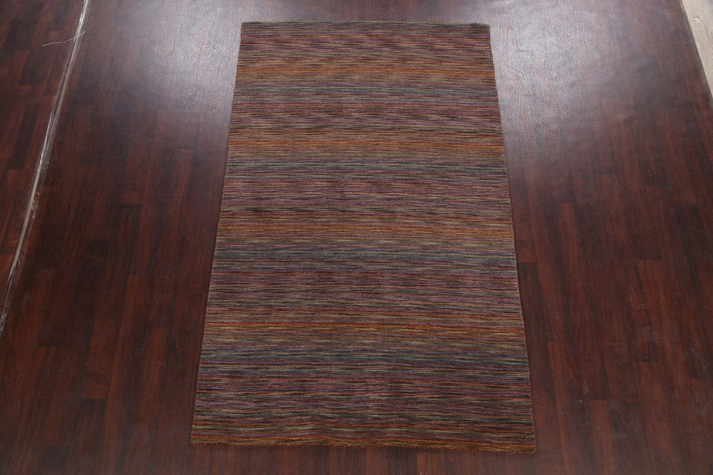 Striped Modern Gabbeh Oriental Area Rug 5x8