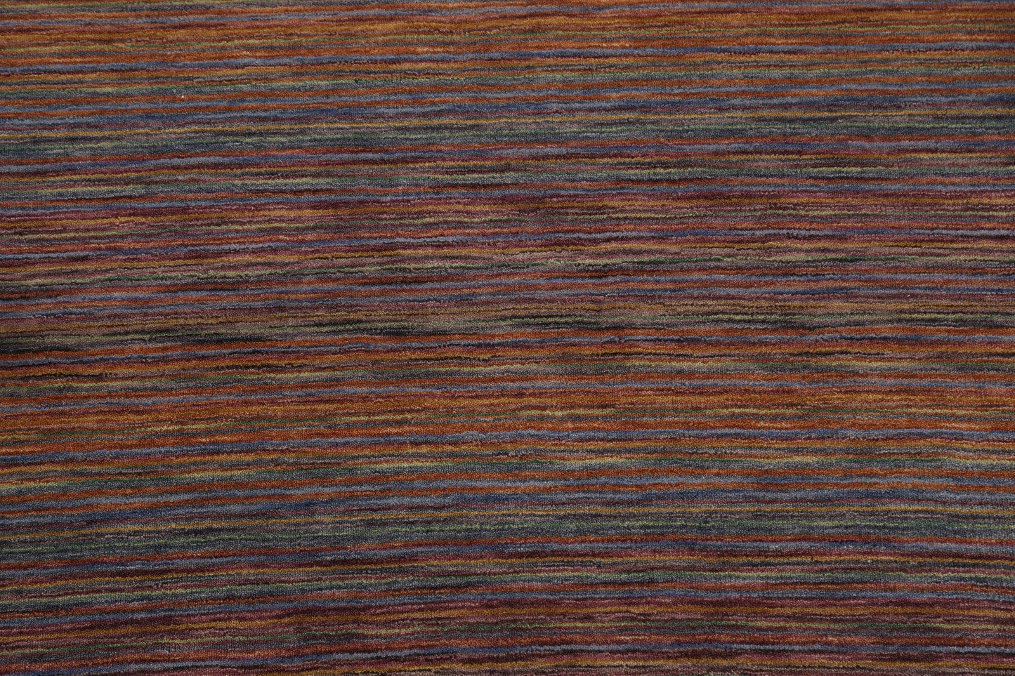 Striped Modern Gabbeh Oriental Area Rug 5x8