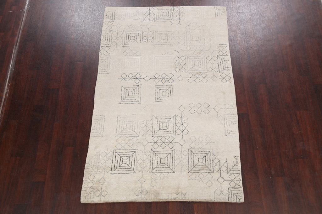 Geometric Modern Gabbeh Oriental Area Rug 5x8