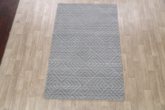 Geometric Modern Oriental Area Rug 5x8