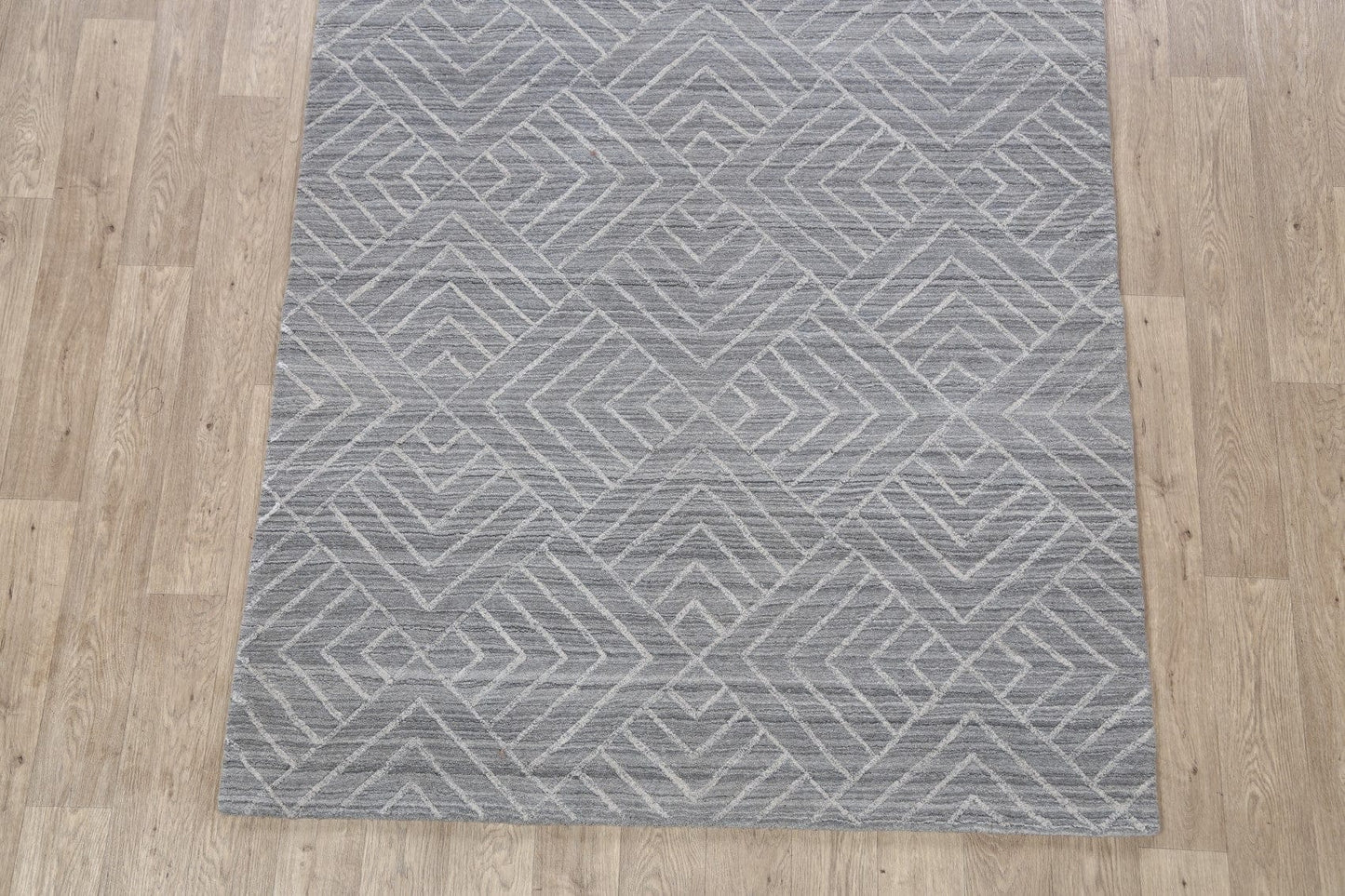 Geometric Modern Oriental Area Rug 5x8