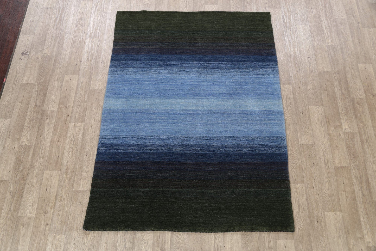 Striped Modern Gabbeh Oriental Area Rug 6x8