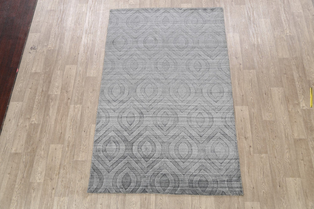 Geometric Modern Oriental Area Rug 5x8