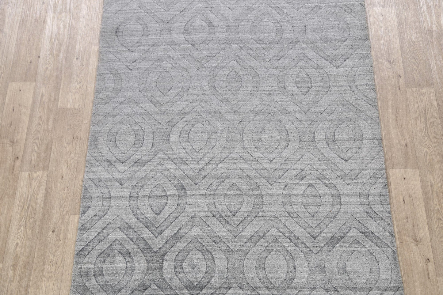 Geometric Modern Oriental Area Rug 5x8