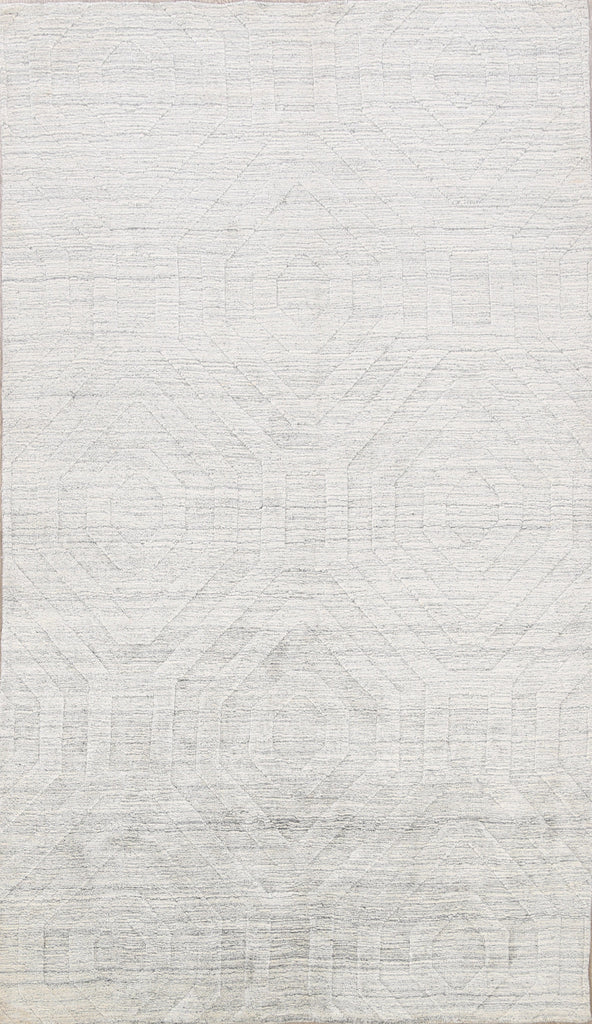 Geometric Modern Oriental Area Rug 5x8