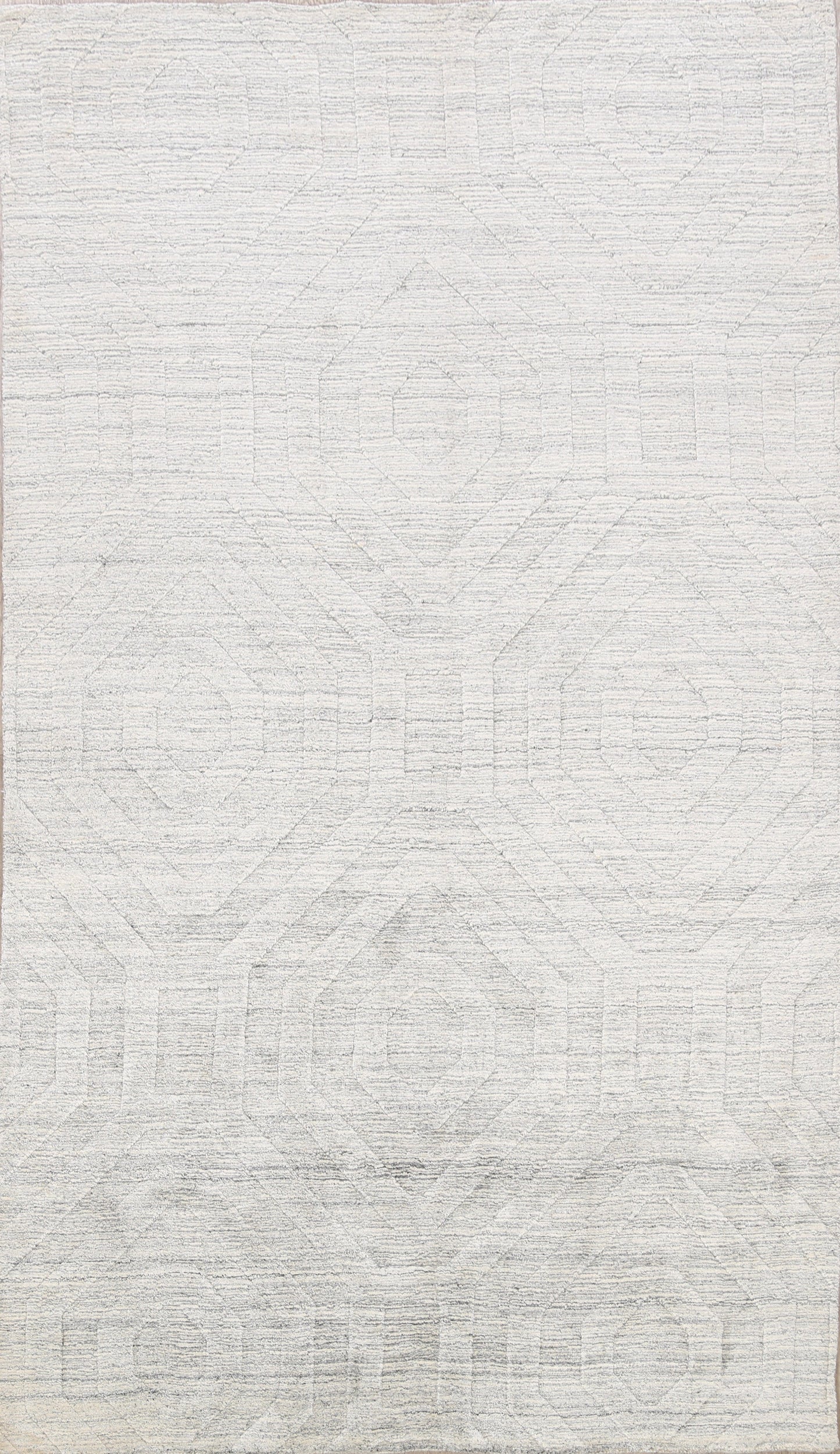 Geometric Modern Oriental Area Rug 5x8