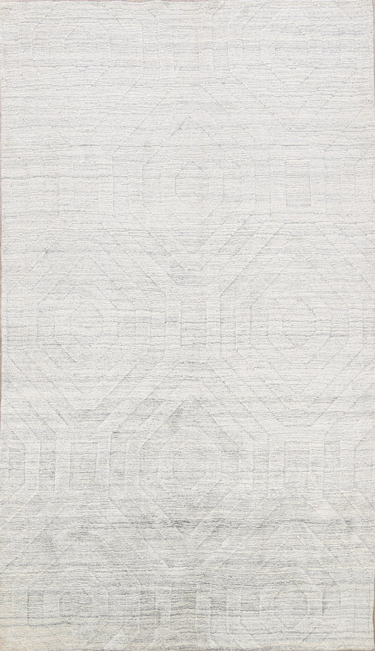 Geometric Modern Oriental Area Rug 5x8