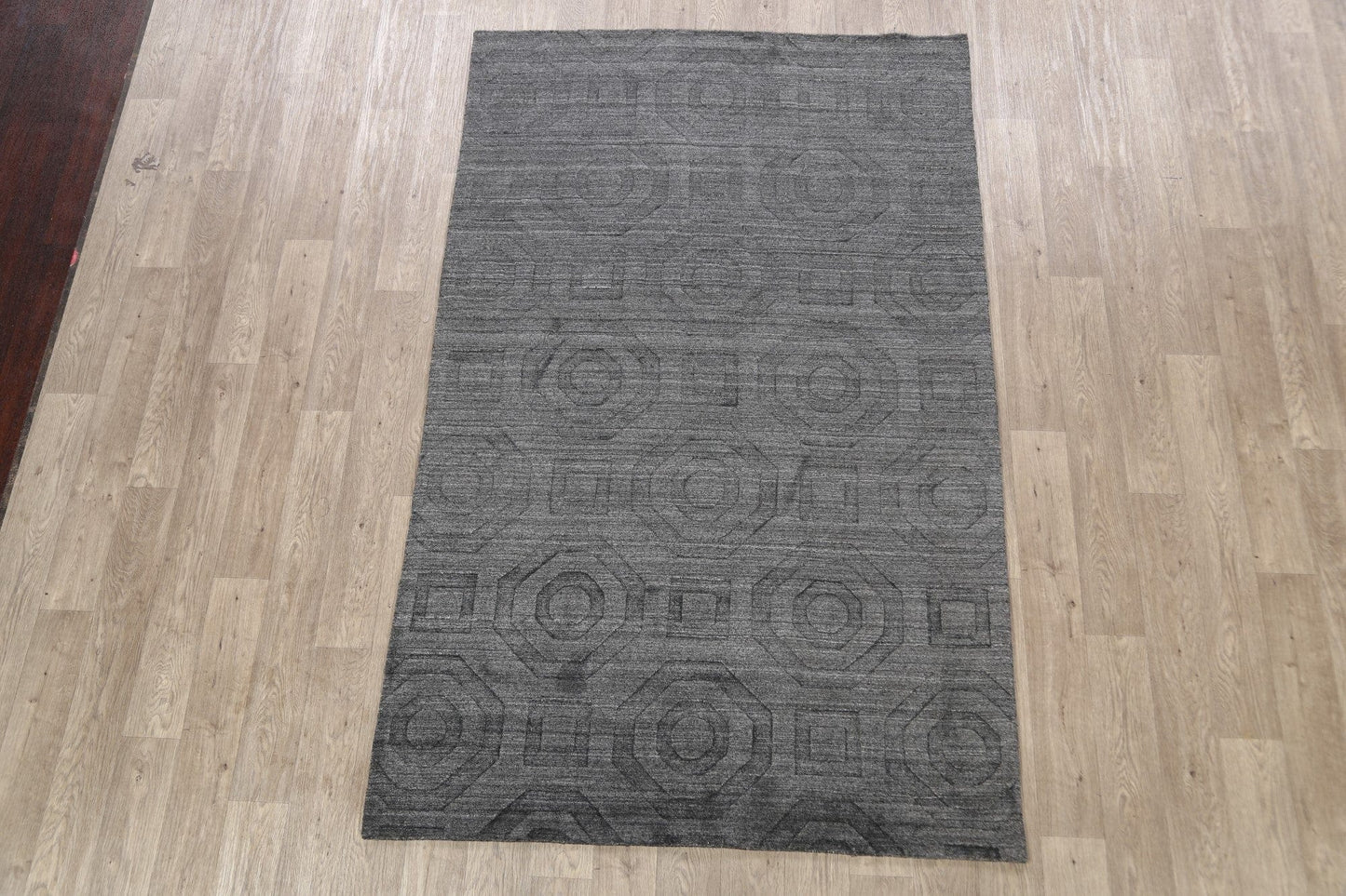 Geometric Modern Oriental Area Rug 5x8