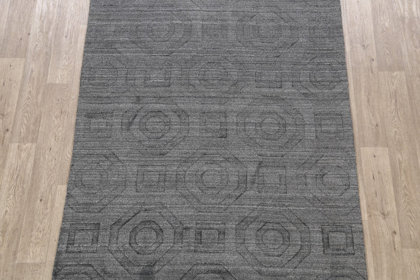 Geometric Modern Oriental Area Rug 5x8