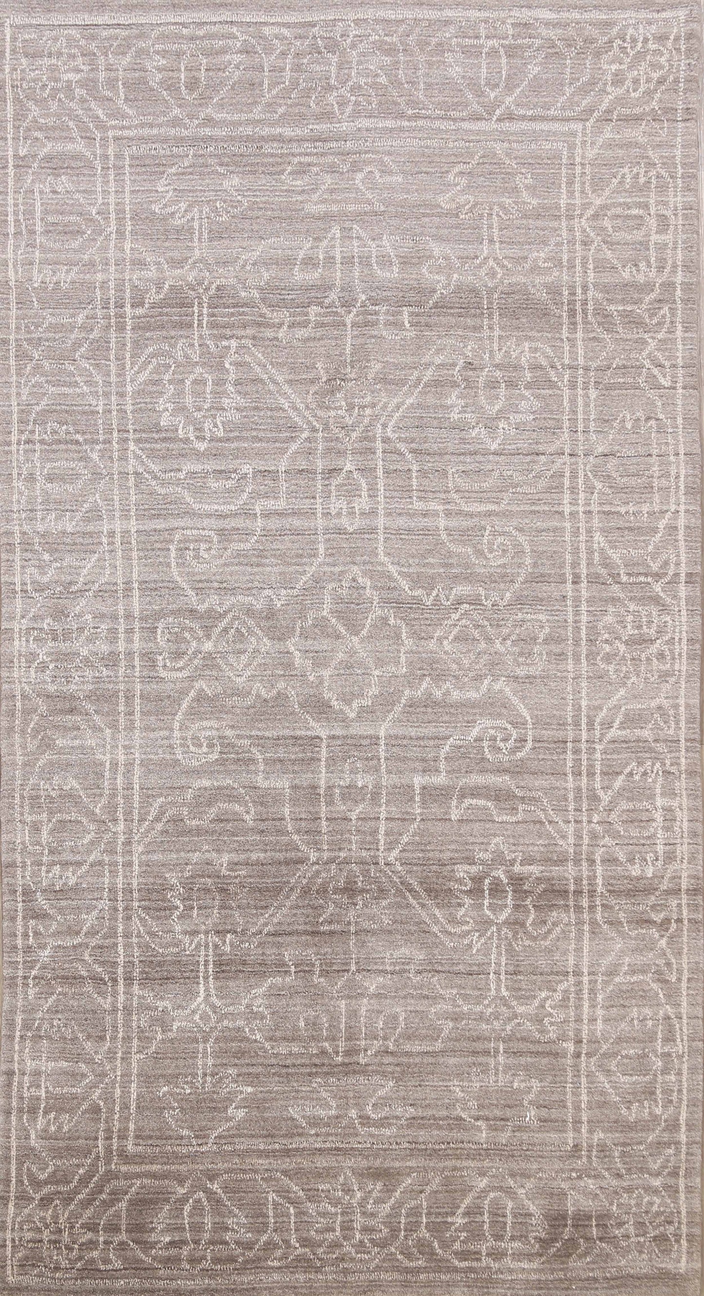 Geometric Modern Oriental Area Rug 5x7