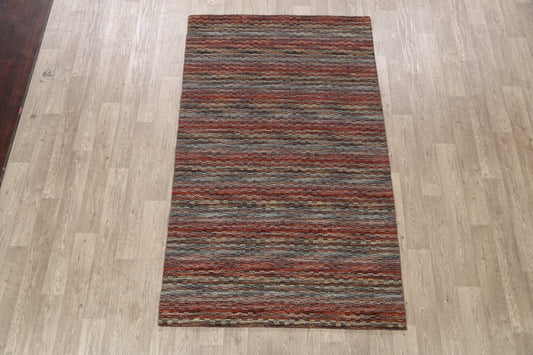 Geometric Modern Oriental Area Rug 5x8