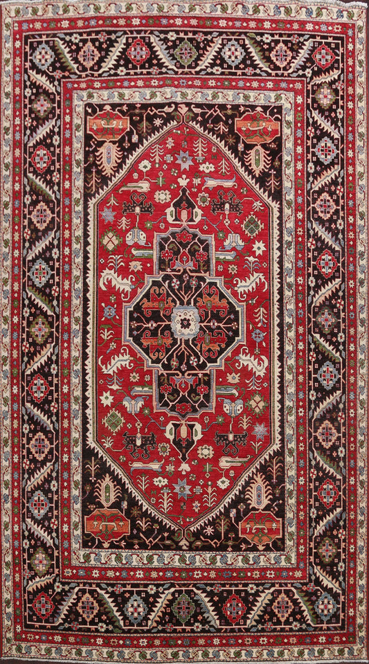 Geometric Heriz Serapi Vegetable Dye Oriental Area Rug 10x14