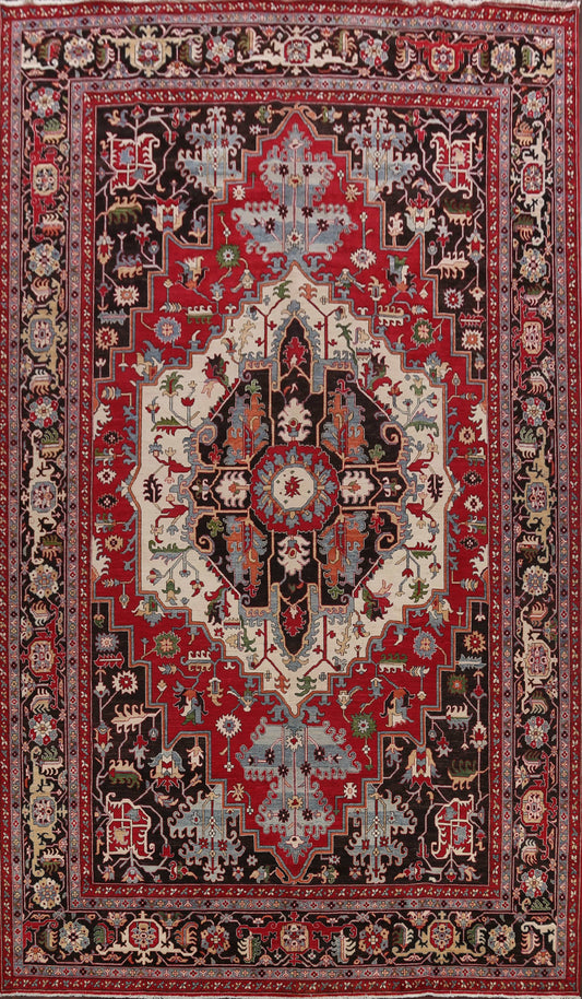 Heriz Serapi Vegetable Dye Oriental Area Rug 12x18 Large