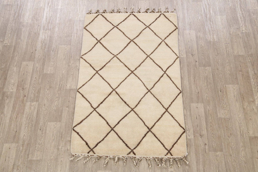 Trellis Moroccan Oriental Area Rug 4x6