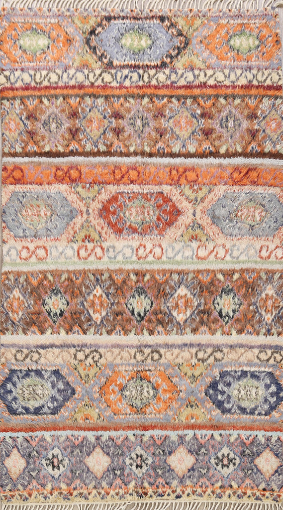 Tribal Moroccan Oriental Area Rug 5x7