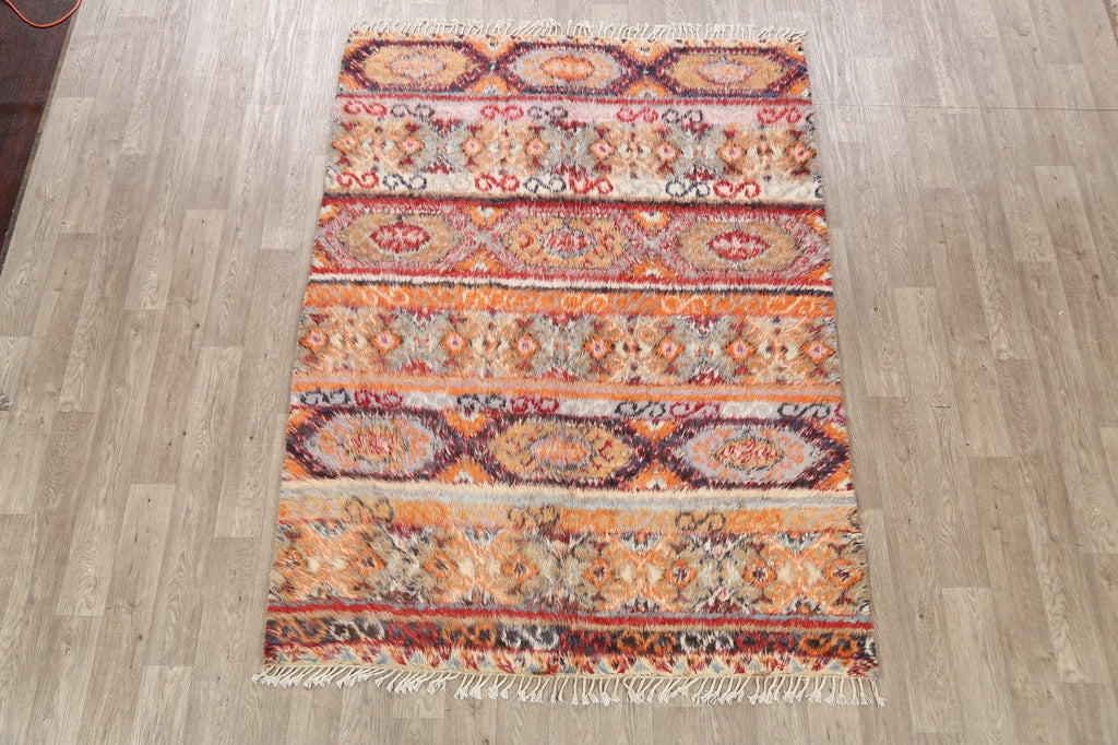 Tribal Moroccan Oriental Area Rug 6x8