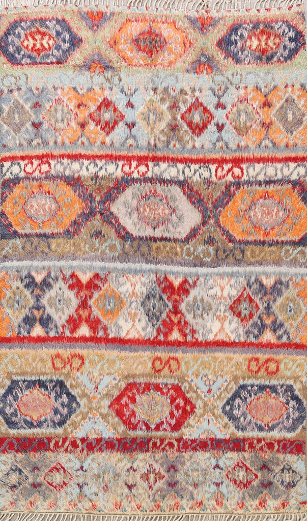 Tribal Moroccan Oriental Area Rug 5x7