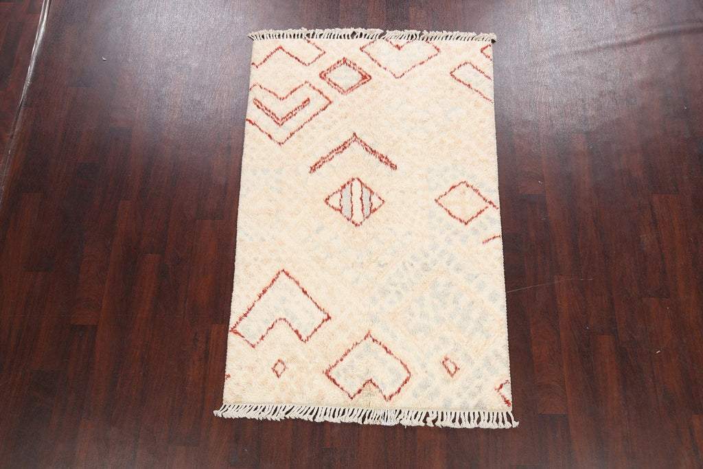 Tribal Moroccan Oriental Area Rug 4x6