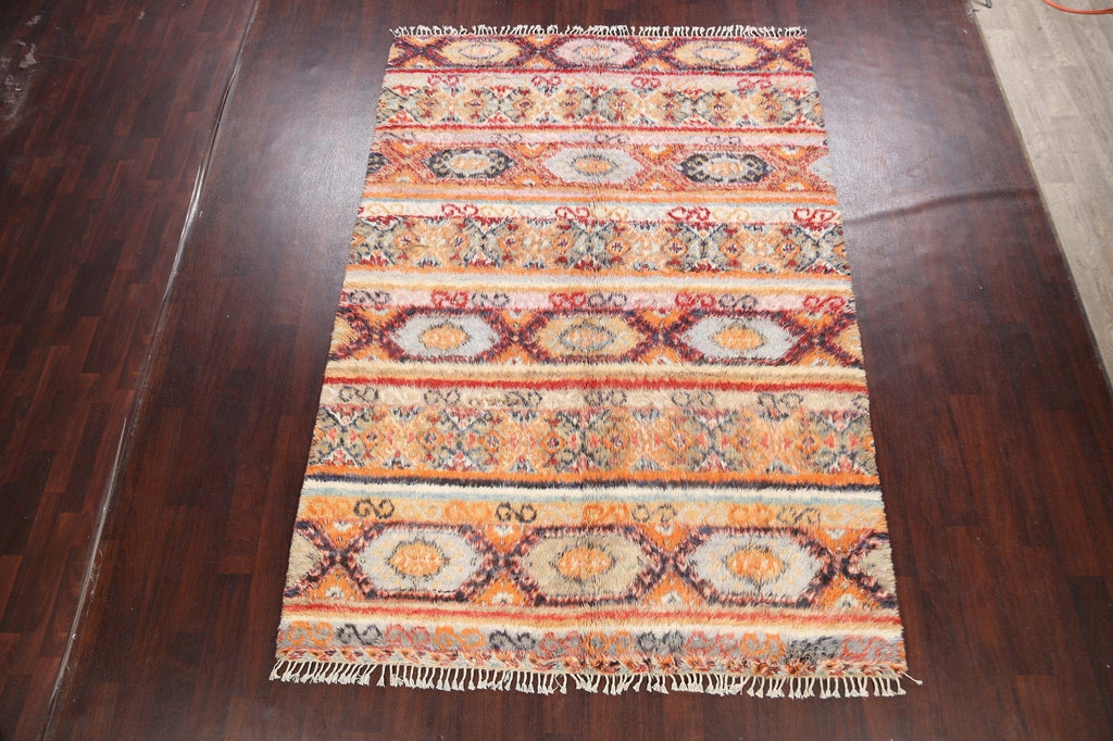 Tribal Moroccan Oriental Area Rug 7x10