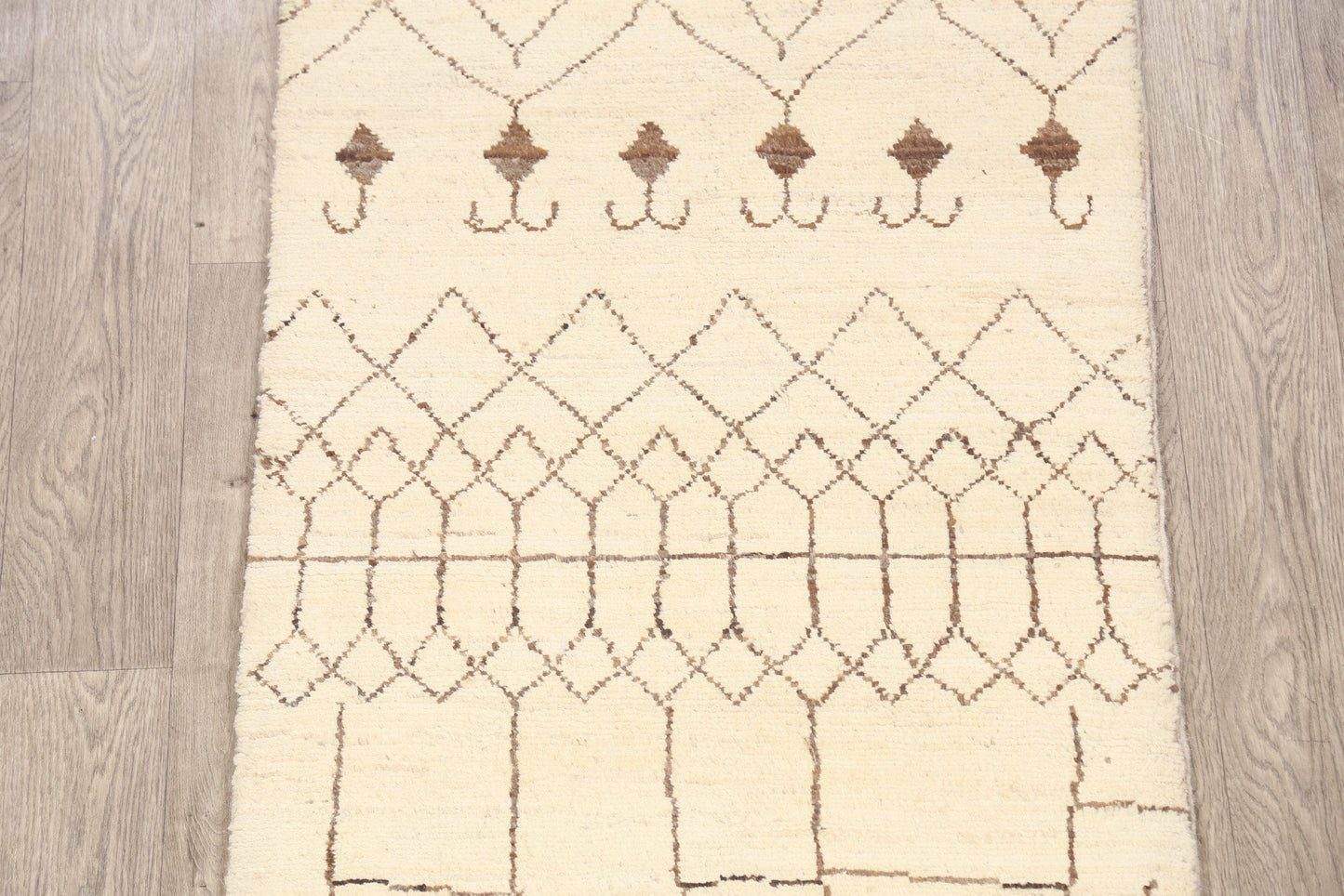 Trellis Moroccan Oriental Runner Rug 2x10