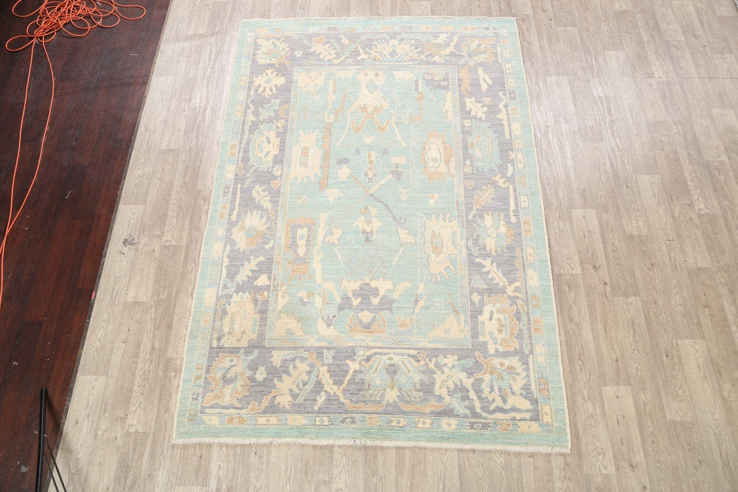 Turkish Oushak Oriental Area Rug 6x9