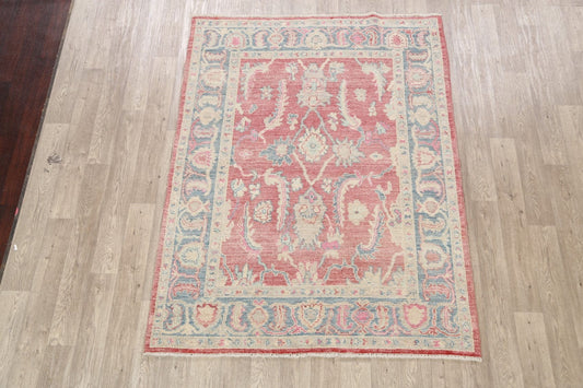 Floral Oushak Oriental Area Rug 5x7