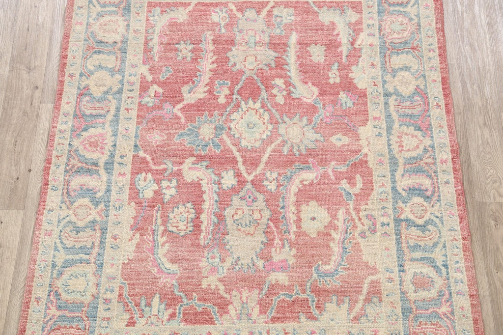 Floral Oushak Oriental Area Rug 5x7