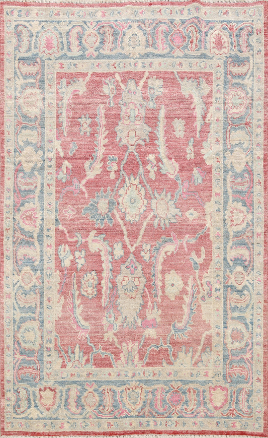 Floral Oushak Oriental Area Rug 5x7